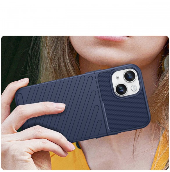 Thunder Case iPhone 14 Plus blå pansarfodral
