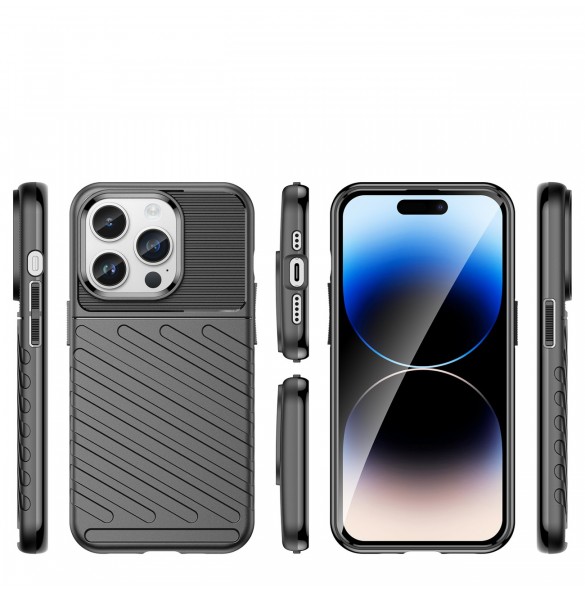 Thunder Case iPhone 14 Pro pansarfodral svart
