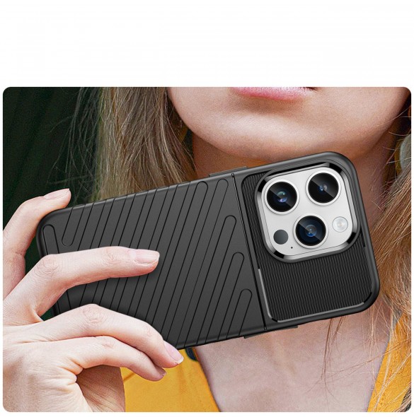Thunder Case iPhone 14 Pro pansarfodral svart