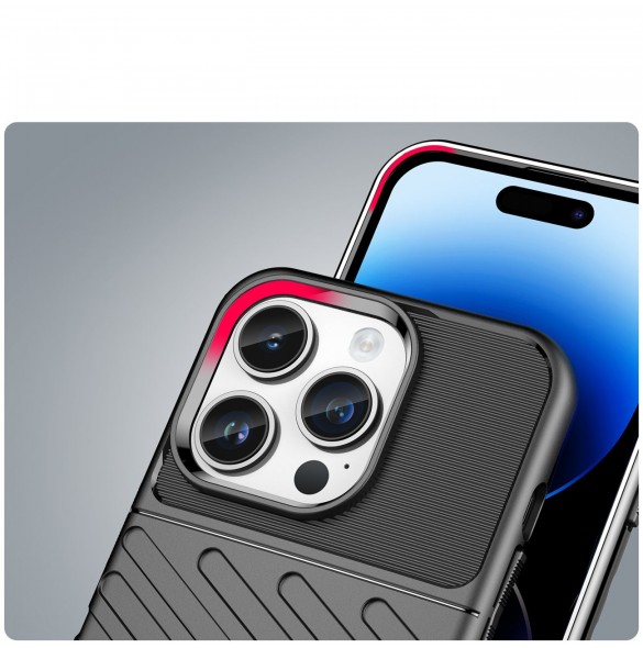 Thunder Case iPhone 14 Pro pansarfodral svart