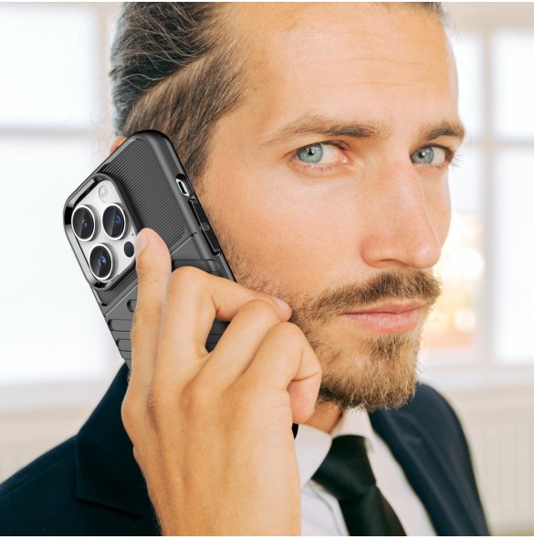 Thunder Case iPhone 14 Pro pansarfodral svart