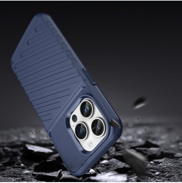 Thunder Case iPhone 14 Pro blå pansarfodral