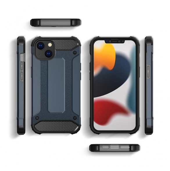 Hybrid Armor fodral iPhone 14 pansarhybridfodral svart