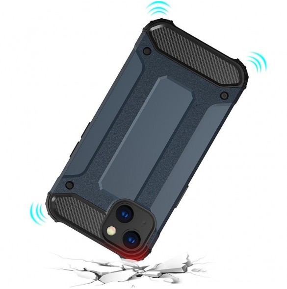 Hybrid Armor fodral iPhone 14 Plus pansarhybridfodral svart