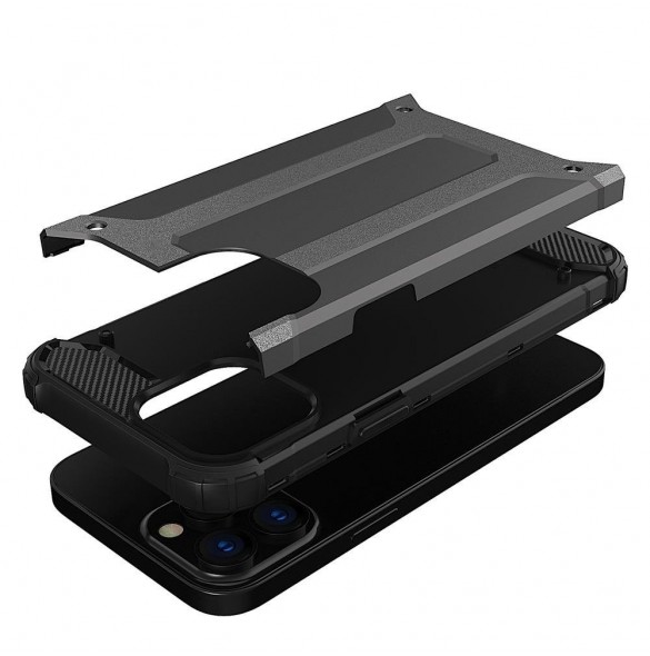 Hybrid Armor fodral iPhone 14 Pro pansarhybridfodral svart
