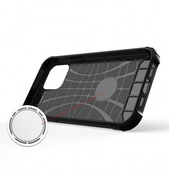 Hybrid Armor-fodral för iPhone 14 Pro pansarhybridskal blå