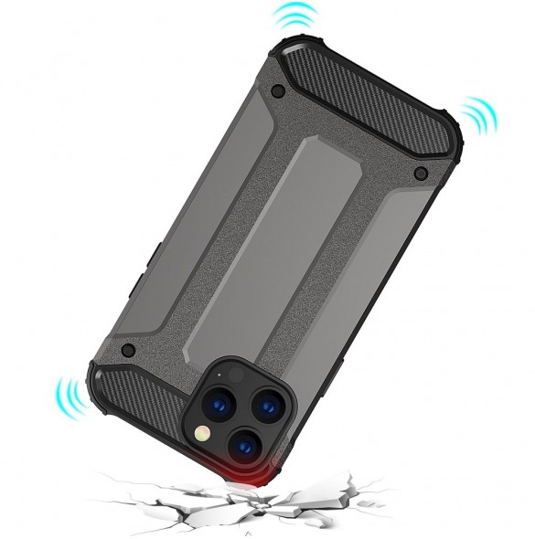 Hybrid Armor-fodral för iPhone 14 Pro pansarhybridskal blå