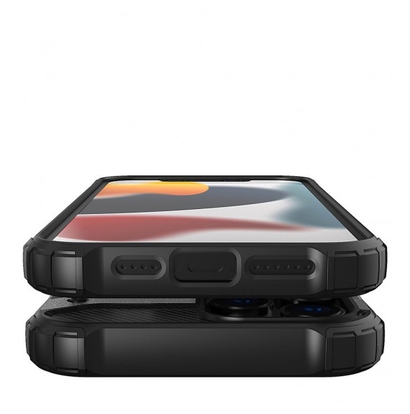 Hybrid Armor-fodral för iPhone 14 Pro pansarhybridskal blå