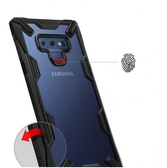 Svart och väldigt snyggt skydd till Samsung Galaxy Note 9 N960.