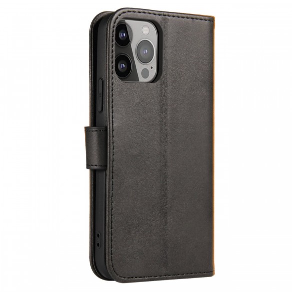 Magnetfodral elegant fodral med flik och stativfunktion för iPhone 14 Pro svart