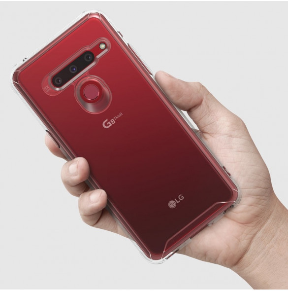 Genomskinligt och väldigt snyggt skydd till LG G8 ThinQ.