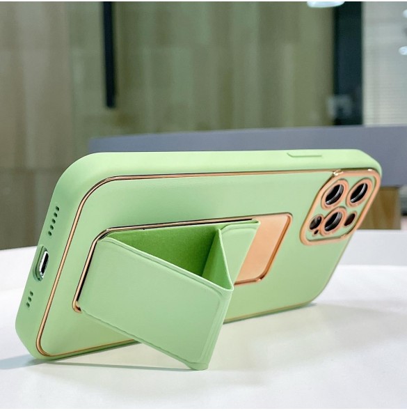 Nytt Kickstand-fodral för iPhone 13 med rött stativ
