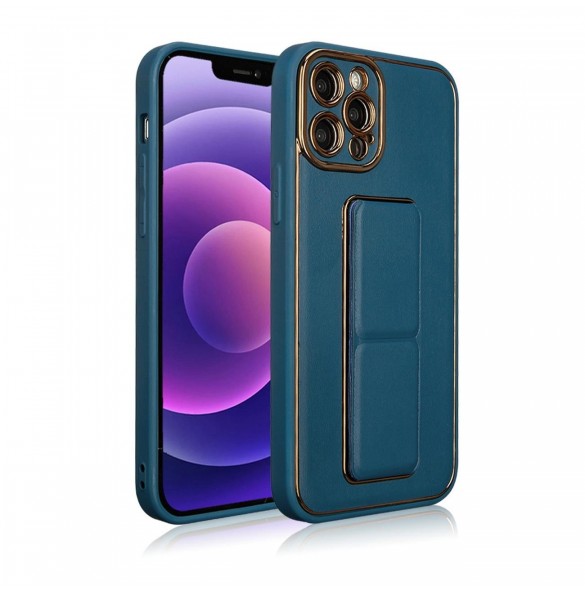 Nytt Kickstand-fodral för iPhone 13 Pro med blått stativ