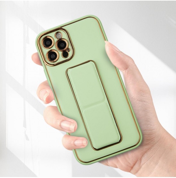 Nytt Kickstand-fodral för iPhone 13 Pro Max med stativ lila