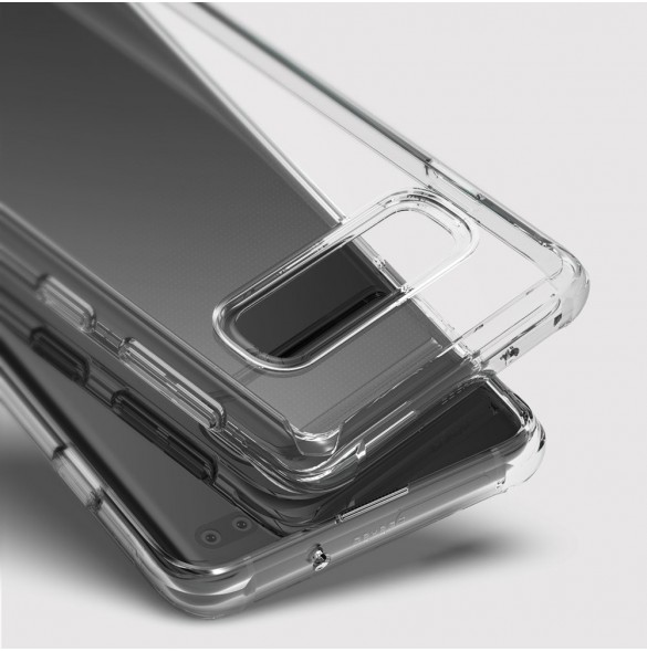 Genomskinligt och väldigt snyggt skydd till Samsung Galaxy S10 Plus.