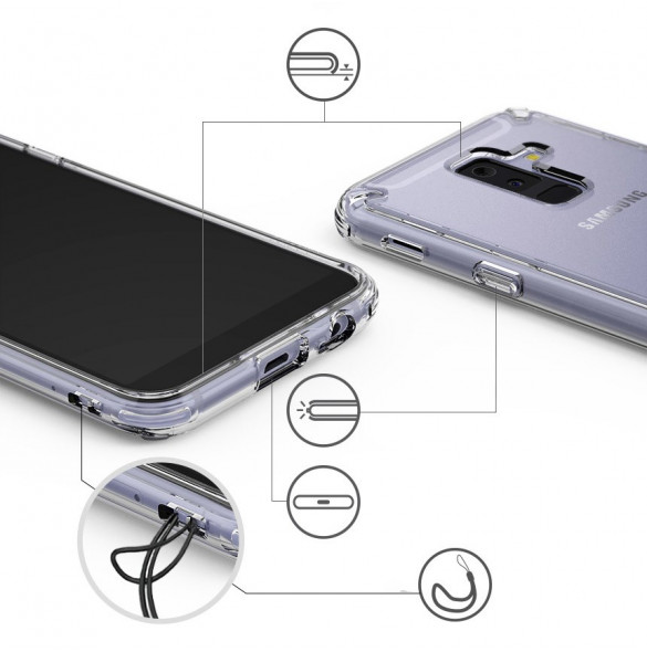 Pålitligt och bekvämt fodral Samsung Galaxy A6 Plus 2018 A605.
