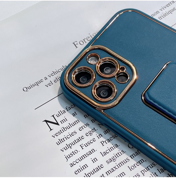 Nytt Kickstand-fodral för iPhone 12 Pro med rött stativ