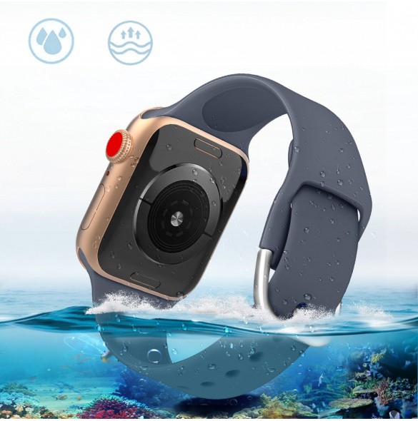Silikonrem APS Silikonband för Watch Ultra / 9 / 8 / 7 / 6 / 5 / 4 / 3 / 2 / SE (49 / 45 / 44 / 42mm) Armband Watch Armband M
