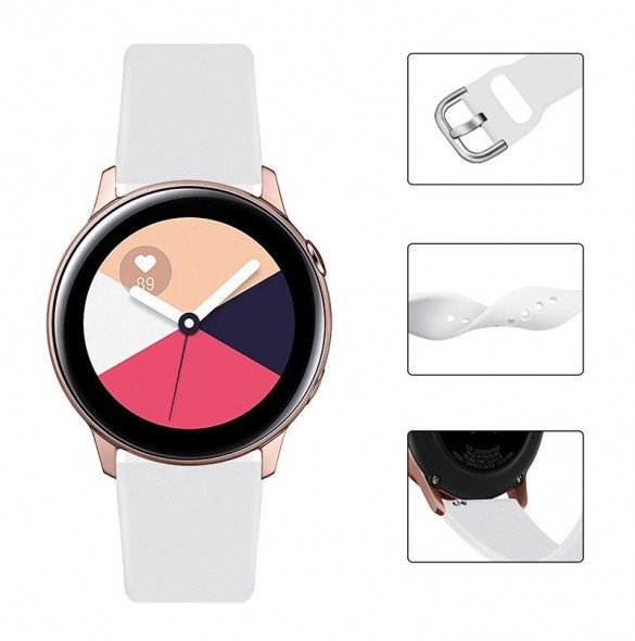 Silikonrem TYS smart klockband universal 20mm röd