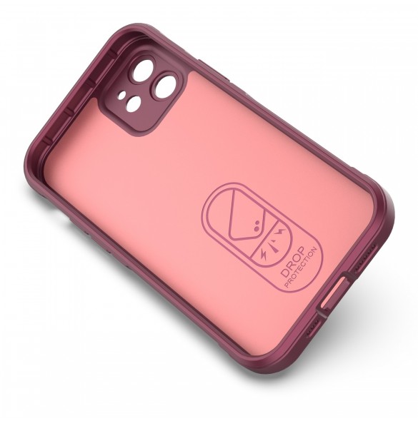 Magic Shield Fodral för iPhone 12 flexibelt pansarbrunt skal