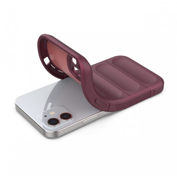 Magic Shield Fodral för iPhone 12 flexibelt pansarbrunt skal