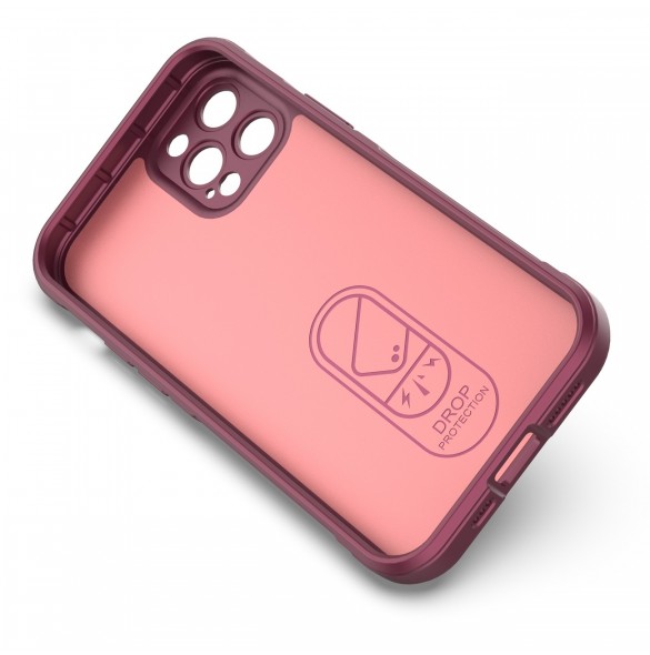 Magic Shield Fodral för iPhone 12 Pro flexibelt pansarbrunt skal