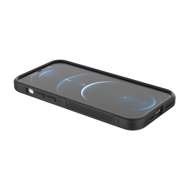 Magic Shield Fodral för iPhone 12 Pro flexibelt pansarbrunt skal