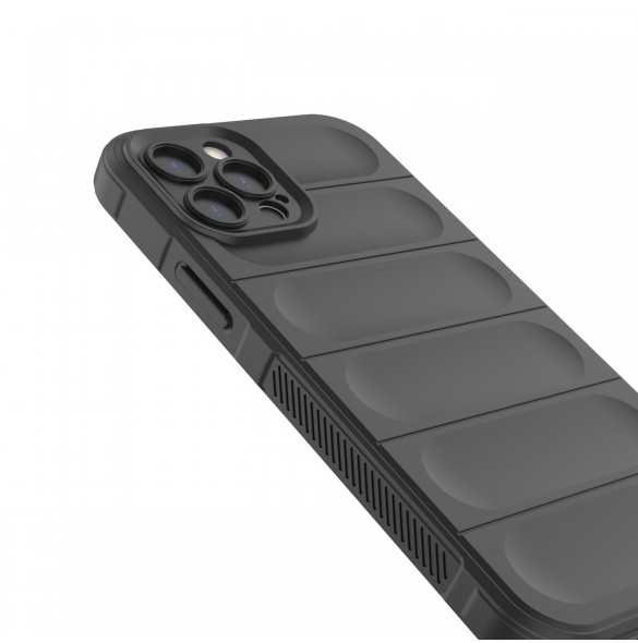 Magic Shield Fodral för iPhone 12 Pro flexibelt pansarbrunt skal
