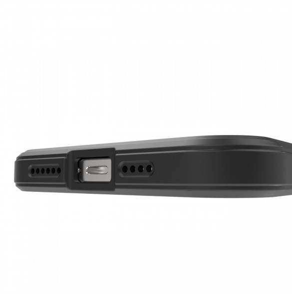 Magic Shield Case-fodral för iPhone 12 Pro Max flexibelt bepansrat mörkblått skal