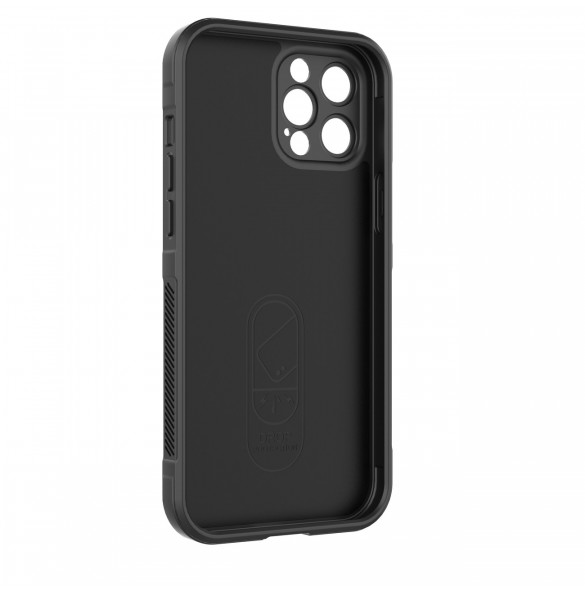 Magic Shield Case-fodral för iPhone 12 Pro Max flexibelt bepansrat mörkblått skal