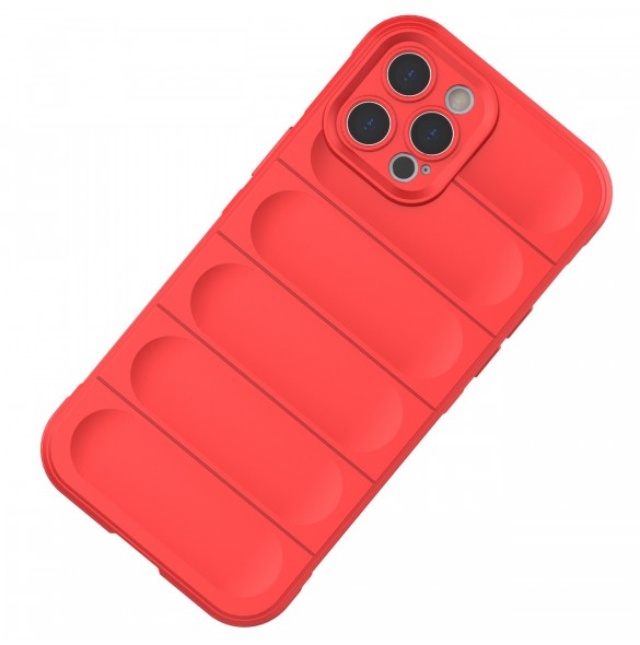 Magic Shield Case-fodral för iPhone 12 Pro Max flexibelt bepansrat mörkblått skal