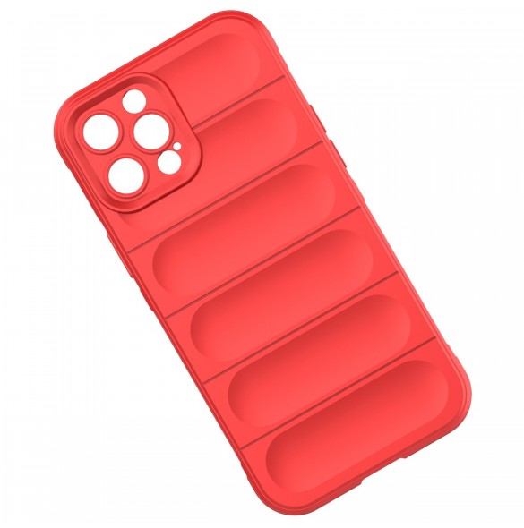 Magic Shield Case-fodral för iPhone 12 Pro Max flexibelt bepansrat mörkblått skal