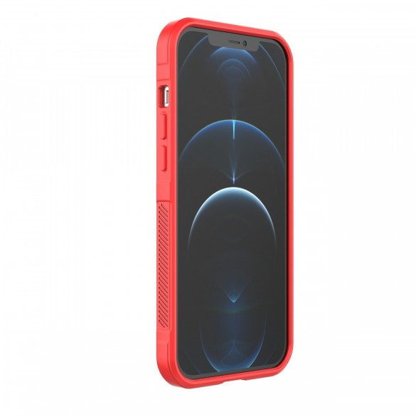 Magic Shield Case-fodral för iPhone 12 Pro Max flexibelt pansarfodral ljusblått
