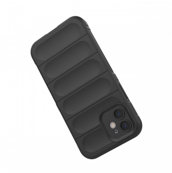 Magic Shield Fodral för iPhone 13 flexibelt pansarskal svart