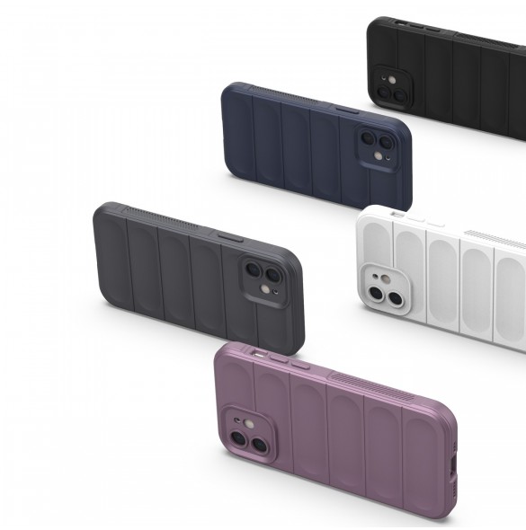 Magic Shield Fodral för iPhone 13 flexibelt pansarskal mörkblått