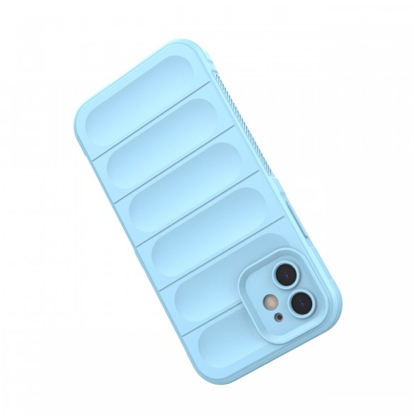 Magic Shield Fodral för iPhone 13 flexibelt pansarskal ljusblått