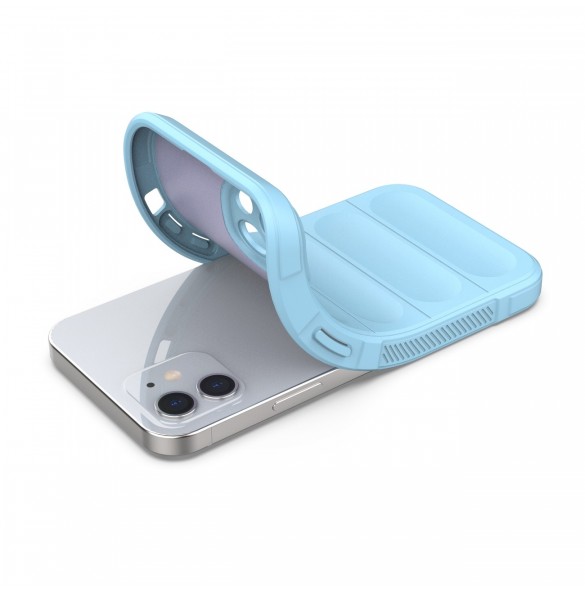 Magic Shield Fodral för iPhone 13 flexibelt pansarskal ljusblått