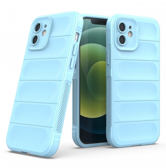 Magic Shield Fodral för iPhone 13 flexibelt pansarskal ljusblått
