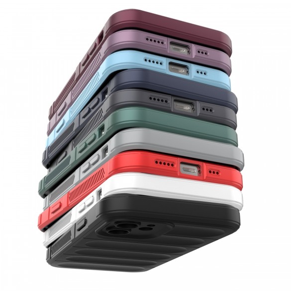Magic Shield Fodral för iPhone 13 flexibelt pansarskal ljusblått