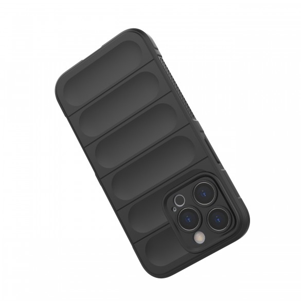 Magic Shield Fodral för iPhone 13 Pro flexibelt pansarskal mörkblått
