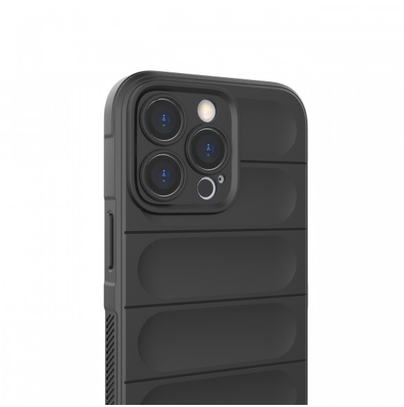 Magic Shield Fodral för iPhone 13 Pro flexibelt pansarskal mörkblått
