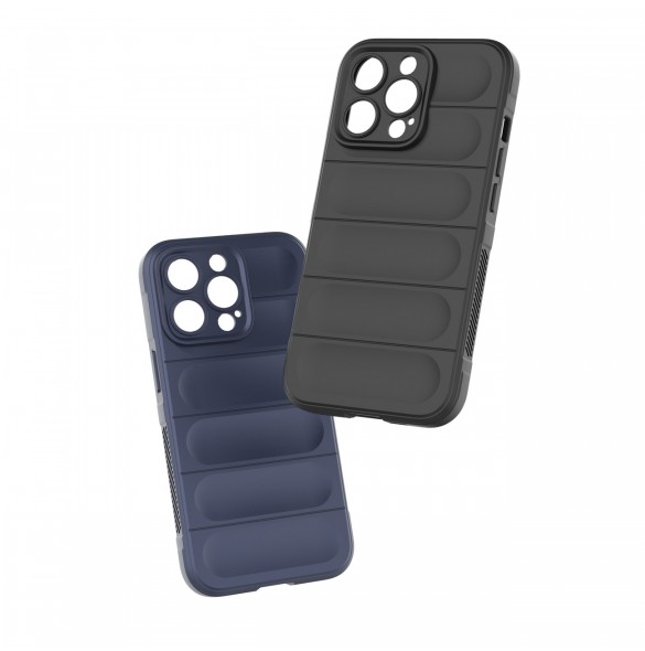 Magic Shield Fodral för iPhone 13 Pro flexibelt pansarskal mörkblått