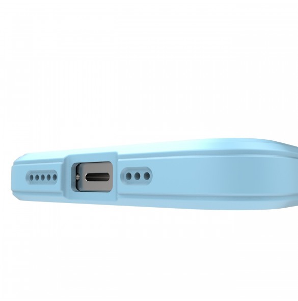 Magic Shield Fodral för iPhone 13 Pro flexibelt pansarskal ljusblått