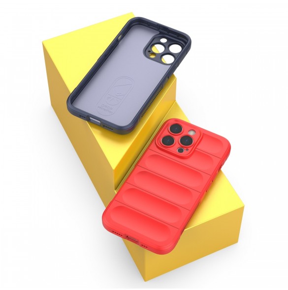 Magic Shield Fodral för iPhone 13 Pro flexibelt pansarskal ljusblått