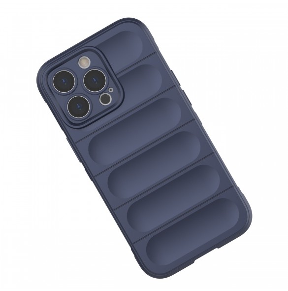 Magic Shield Fodral för iPhone 13 Pro flexibelt pansarskal ljusblått