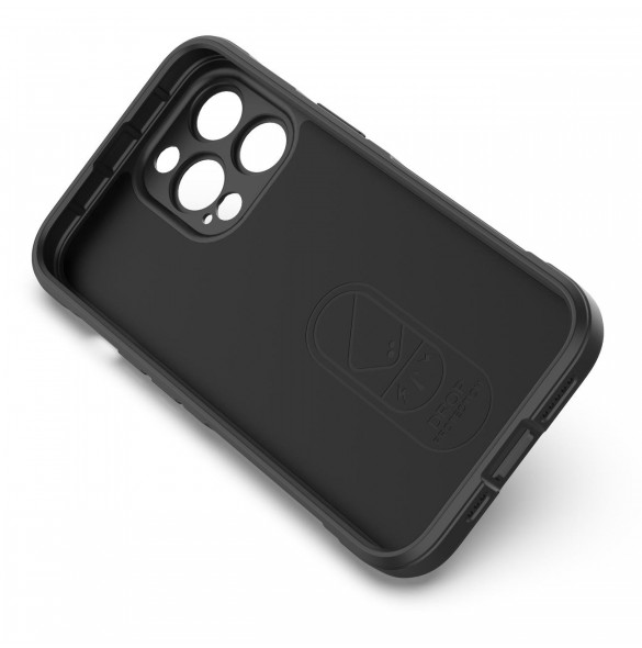 Magic Shield Case fodral för iPhone 13 Pro Max flexibelt pansarskal svart