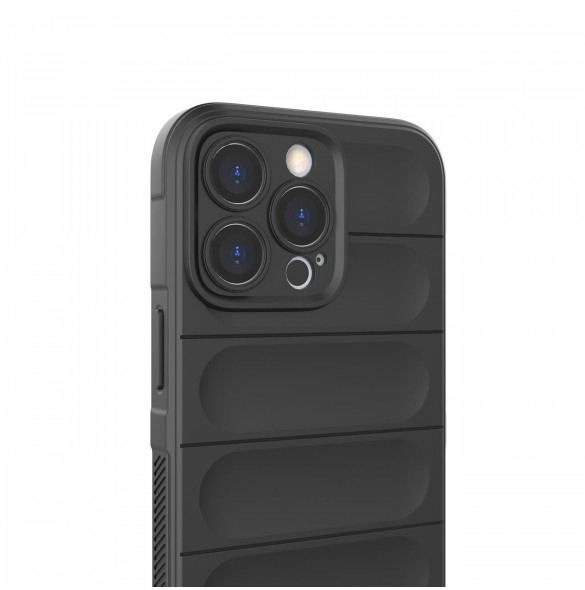 Magic Shield Case fodral för iPhone 13 Pro Max flexibelt pansarskal svart
