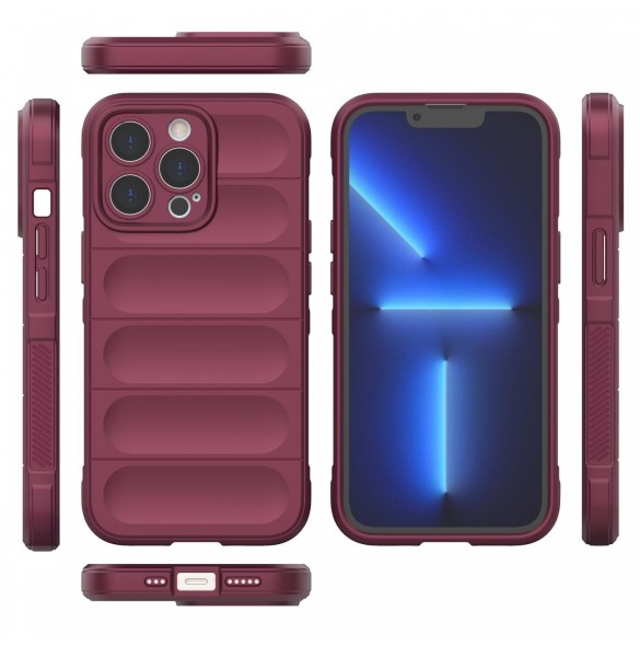 Magic Shield Fodral för iPhone 13 Pro Max flexibelt pansarfärgat skal