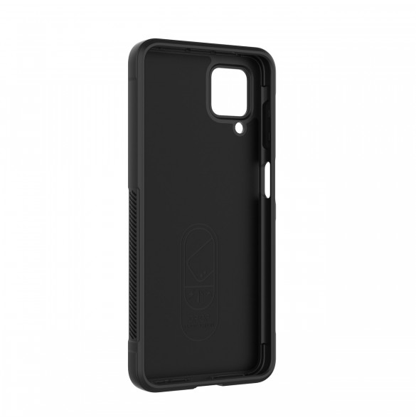 Magic Shield Case fodral för Samsung Galaxy A12 flexibelt pansarskal svart