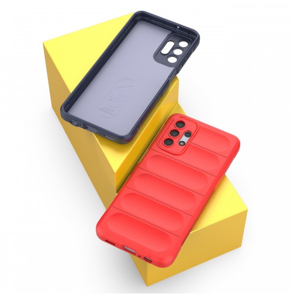 Magic Shield Fodral till Samsung Galaxy A13 5G flexibelt pansarskal svart